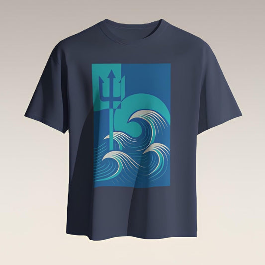 Poseidon Duotone Tee · The Elisora