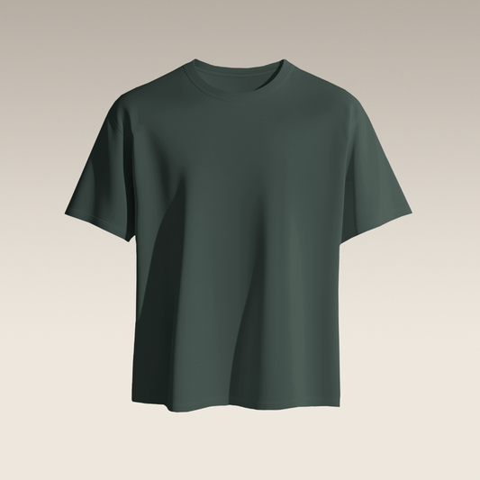 Essential Heavyweight Tee · Dark Green · The Elisora