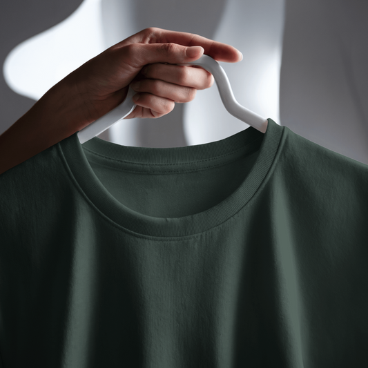Essential Heavyweight Tee · Dark Green · The Elisora